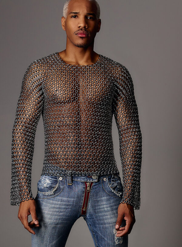 SENSUAL LATEX HANDCRAFTED LONG SLEEVE T-SHIRT